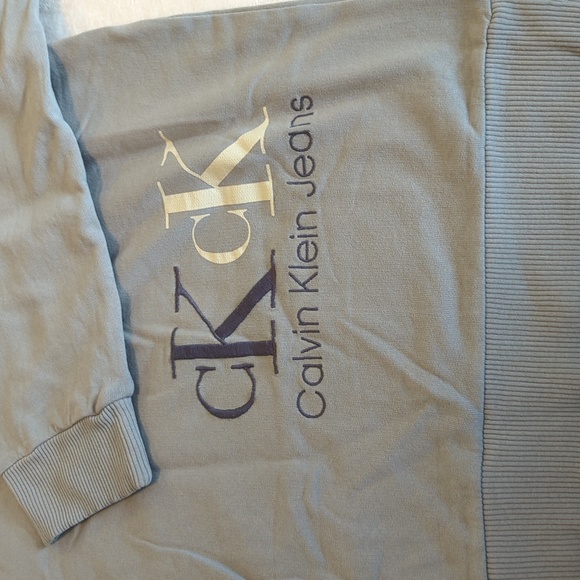 COPY - NEW Cotton Double Monogram Logo Sweatshirt Calvin Klein - Picture 3 of 11